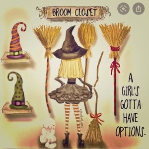 Welcome to the broom closet 🧹🚪